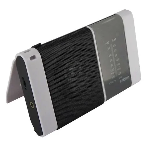 "Radio AM/FM black/white image"