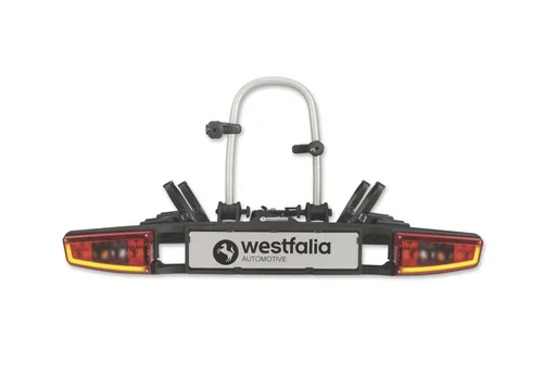 "Bicycle carrier 'bikelander' for 2 bicycles E-bike compatible for the trailer hitch image"