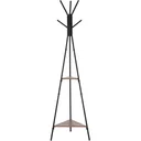 Clothes rack with 2 shelves