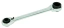 4-in-1 ring spanner set with ratchet function