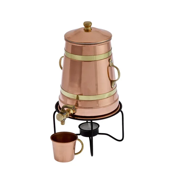 "Bouilloire, Théière en cuivre, Cafetière En Cuivre 1,5L image"