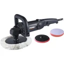 AGM1084P Angle Polisher 1400W - 180mm - Variable Speed ​​Control - Soft Grip - Includes Accessories with Carrying Case