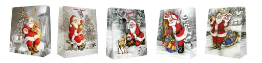 "Gift bags "Santa Claus", 5 pieces image"