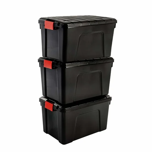 "Multi storage box 60 liters, set of 3 image"