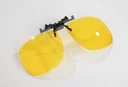 Night glasses clip for glasses wearers