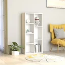 Bookcase 50x25x106 cm chipboard white