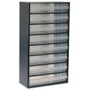Raaco drawer cabinet with 16 drawers, type 150-04