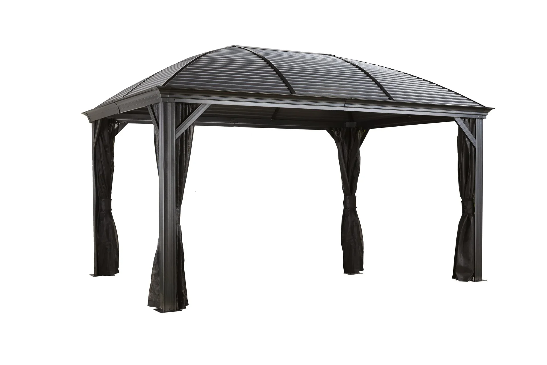 "Pavillon en aluminium Sojag Moreno, anthracite image"