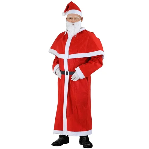 "Santa Claus costume 5 pieces image"
