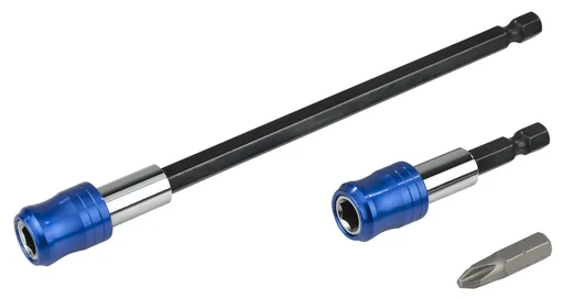 "Magnetic quick-change bit holder set 3-piece image"