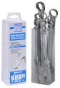 Combination wrench set, straight, 15 pieces