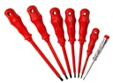 Screwdriver set, electric, 7 pieces