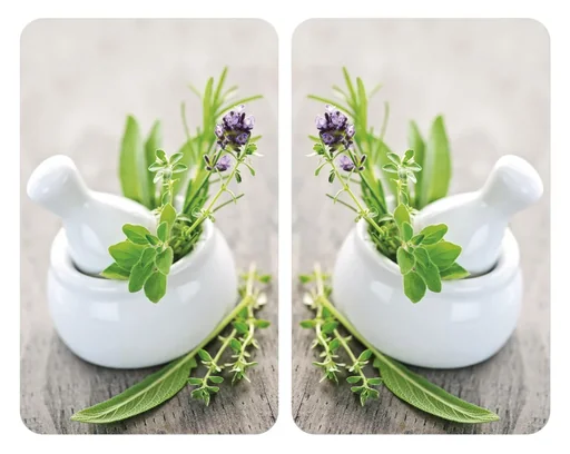 "Universal Herb Garden stove cover, set of 2, 52 x 30 cm image"