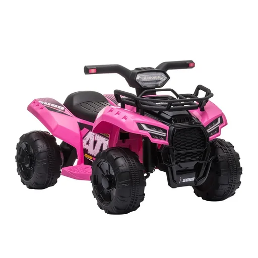 "Mini electric quad children's electric ATV stroller LED front light children's vehicle children's motorcycle electric quad for 18-36 mo image"