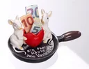 Cash gift “A few bucks to burn”