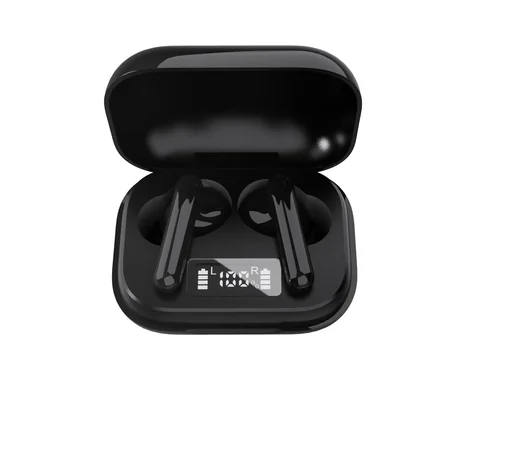 "Bluetooth headphones, with microphone and charging case, wireless image"