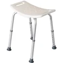 Shower stool bath chair rectangular portable 8-way height adjustable
