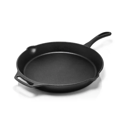 "Fire pan with handle and opposite handle (without feet) image"