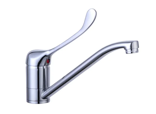 "Carlo sink faucet with doctor's lever, chrome image"