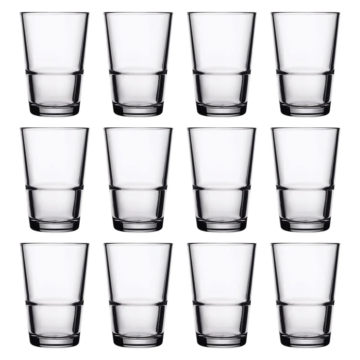 "Verre à boire, verres à eau Lot de 12 - Grande-S, 190ml image"