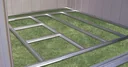 Floor frame for tool shed FB 47410 "Münster"