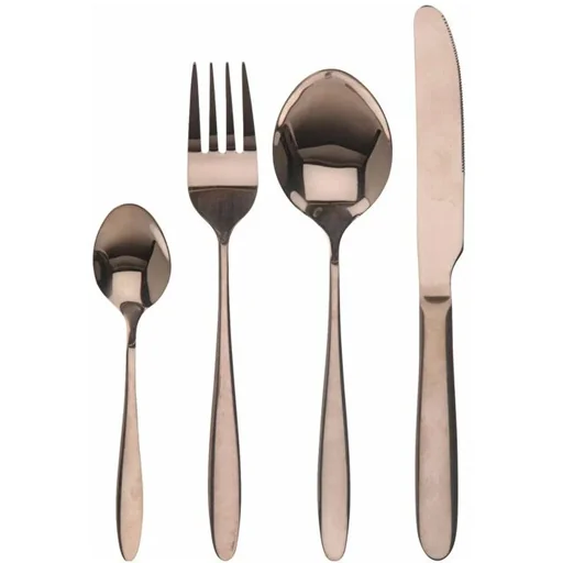 "NL Cutlery Set - 16 Pieces - 4 People - Copper image"