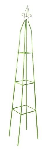 "Plant stand, green, dimensions 31 x 31 x 200 cm image"