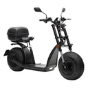 Forca E-Scooter "Knumo" 45 km/h, 1500 Watt Safety Plus including indicators, luggage case and lithium battery, black