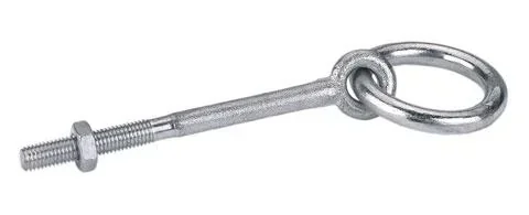 "Bar ring with nut screw, 10 x 80mm, 2 pieces image"