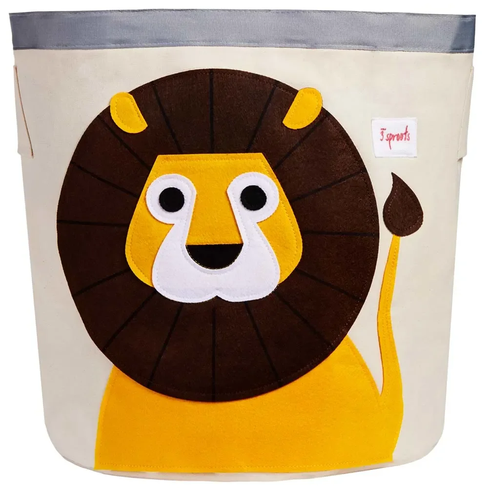 "3 Sprouts Panier de rangement lion image"