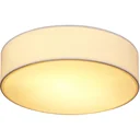 Ceiling light - white - fabric - Ø38cm