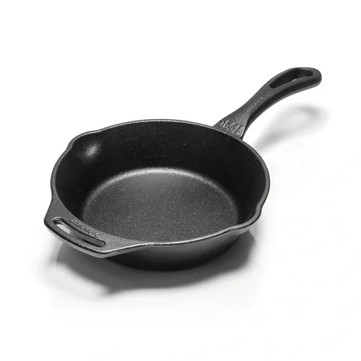 "Fire pan with steel image"