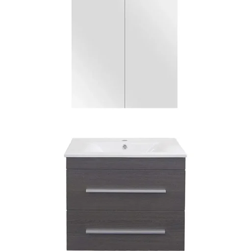 "Bathroom furniture Style 60cm - black oak image"
