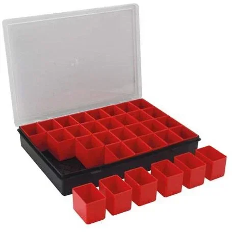 "TAYG tool box - 330 x 247 x 54 mm - With 32 removable compartments image"