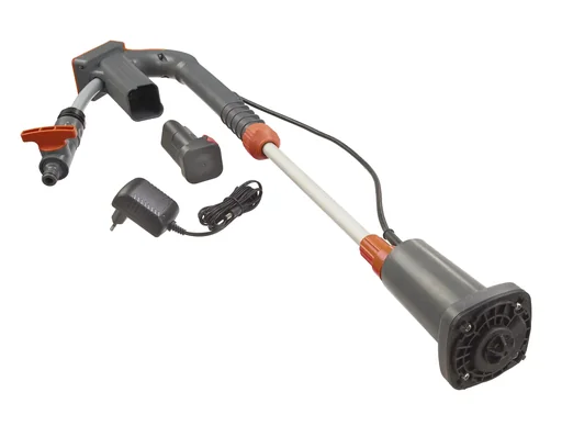 "Battery-powered rain barrel pump 11.1 V including rain barrel net image"
