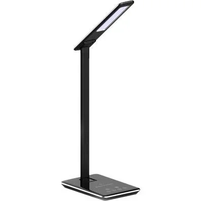 "VT-7405 Table Lamp / Desk Lamp with Wireless QI Charger - Black image"
