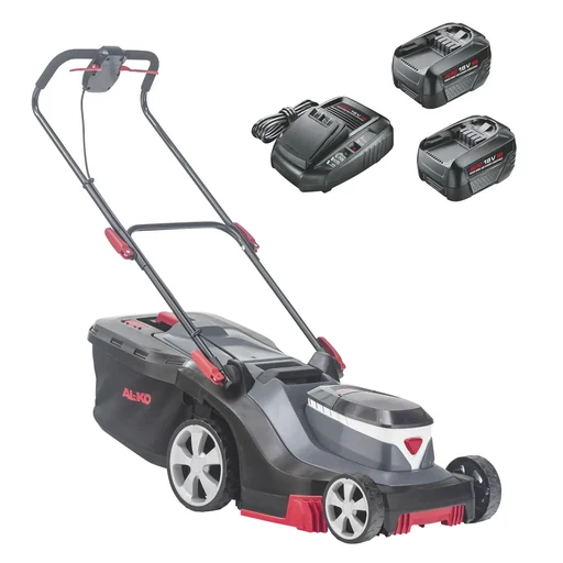 "BOSCH HOME AND GARDEN COMPATIBLE Tondeuse à gazon sans fil 38.2 Li Comfort - incl. 2 batteries et chargeur image"
