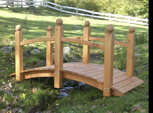 "Decorative bridge "Luise" honey brown image"