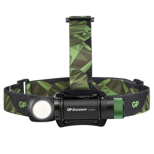 "DISCOVERY rechargeable 2-in-1 headlamp and flashlight with magnetic attachment and 600 lumens, IPX4 image"