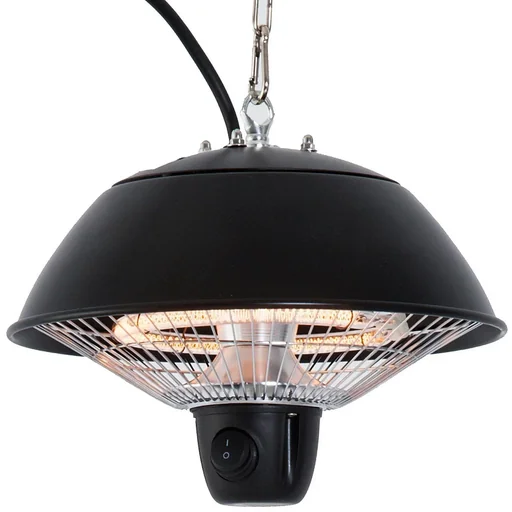 "Ceiling heater 600W Black Ø25 image"