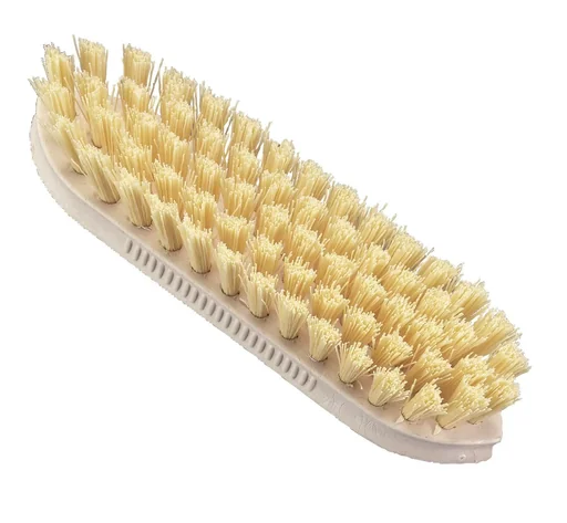 "Cleaning and scrubbing brush, yellow bristles image"