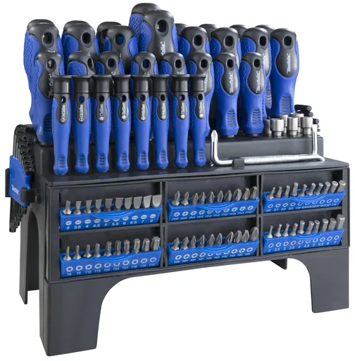 "Screwdriver and bit set with holder 116-piece image"