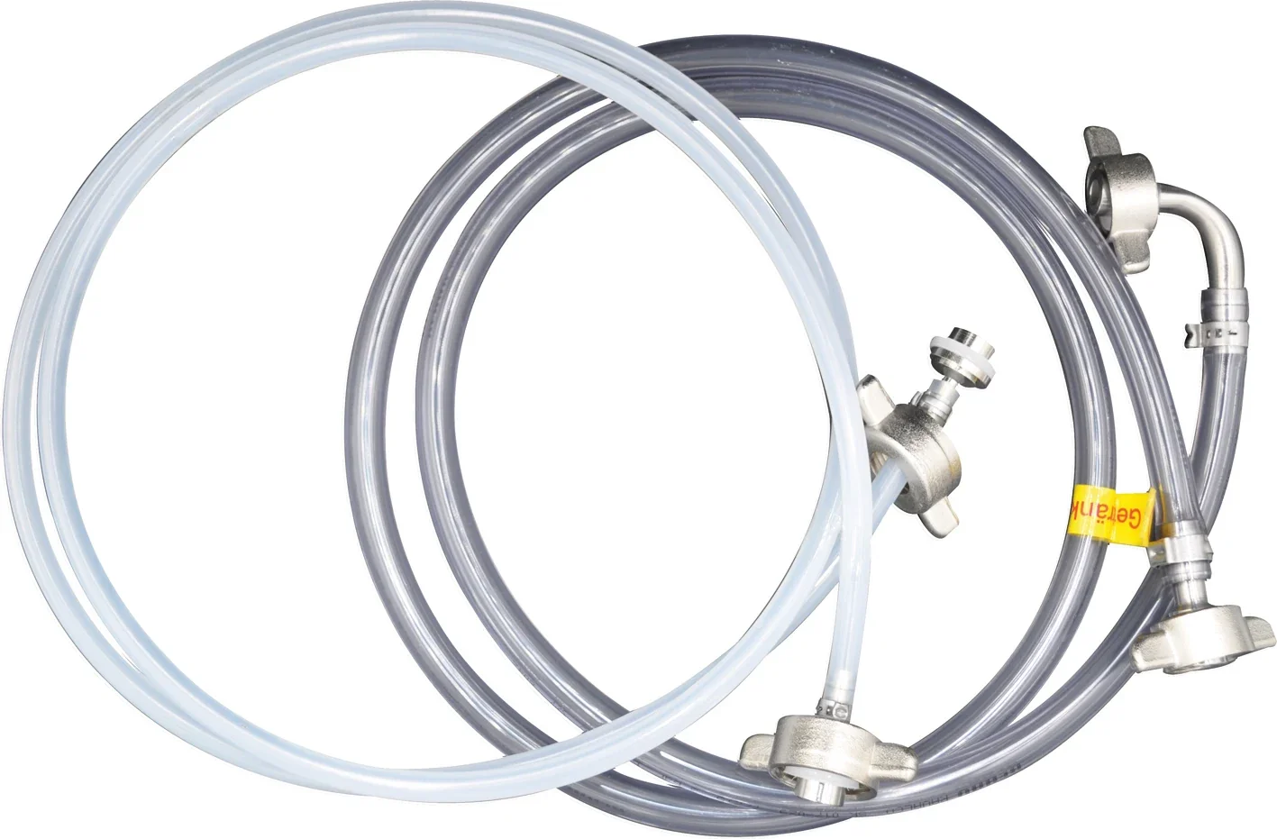 Tuyau à boissons pour appareils à boissons chaudes - 10mm complètement fini, environ 1,5 m