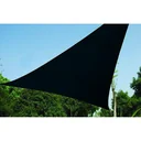 Water-permeable sun sail - triangular - 5 x 5 x 5 m - charcoal