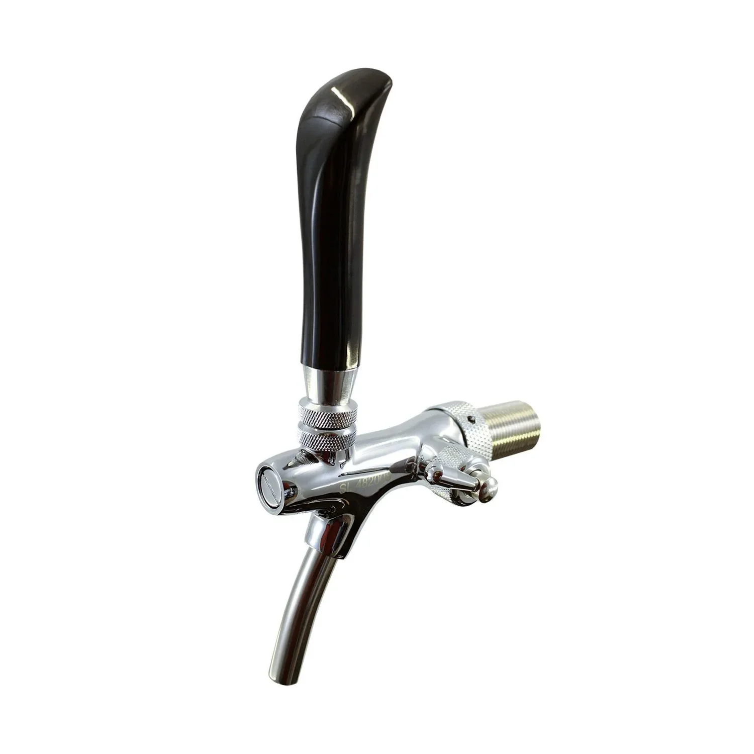 "Robinet compensateur, robinet a biere Ergo - Chromé, 5/8-35 mm image"