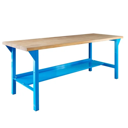 "Workbench PROFI 2000, light blue, height 850 mm image"