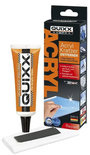 "Acrylic glass scratch remover image"