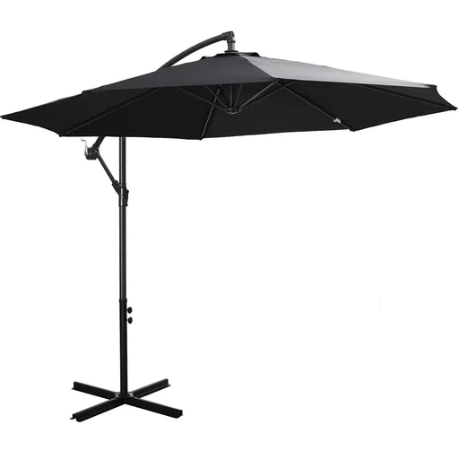 "Cantilever umbrella with hand crank image"