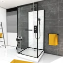 Komplettdusche "White Stone" 90 x 90 x 230 cm