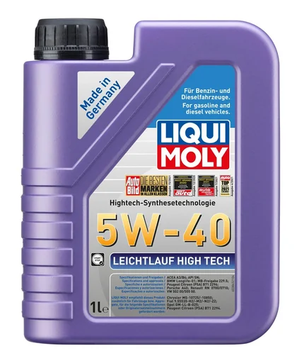 "Low-friction engine oil High Tech 5W-40, 5 liters image"